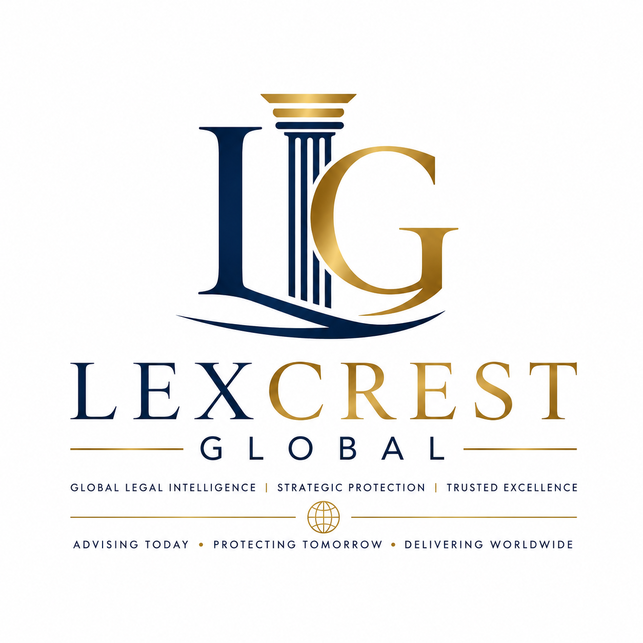 LexCrest Global Legal official logo